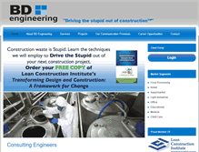 Tablet Screenshot of bd-engineering.com